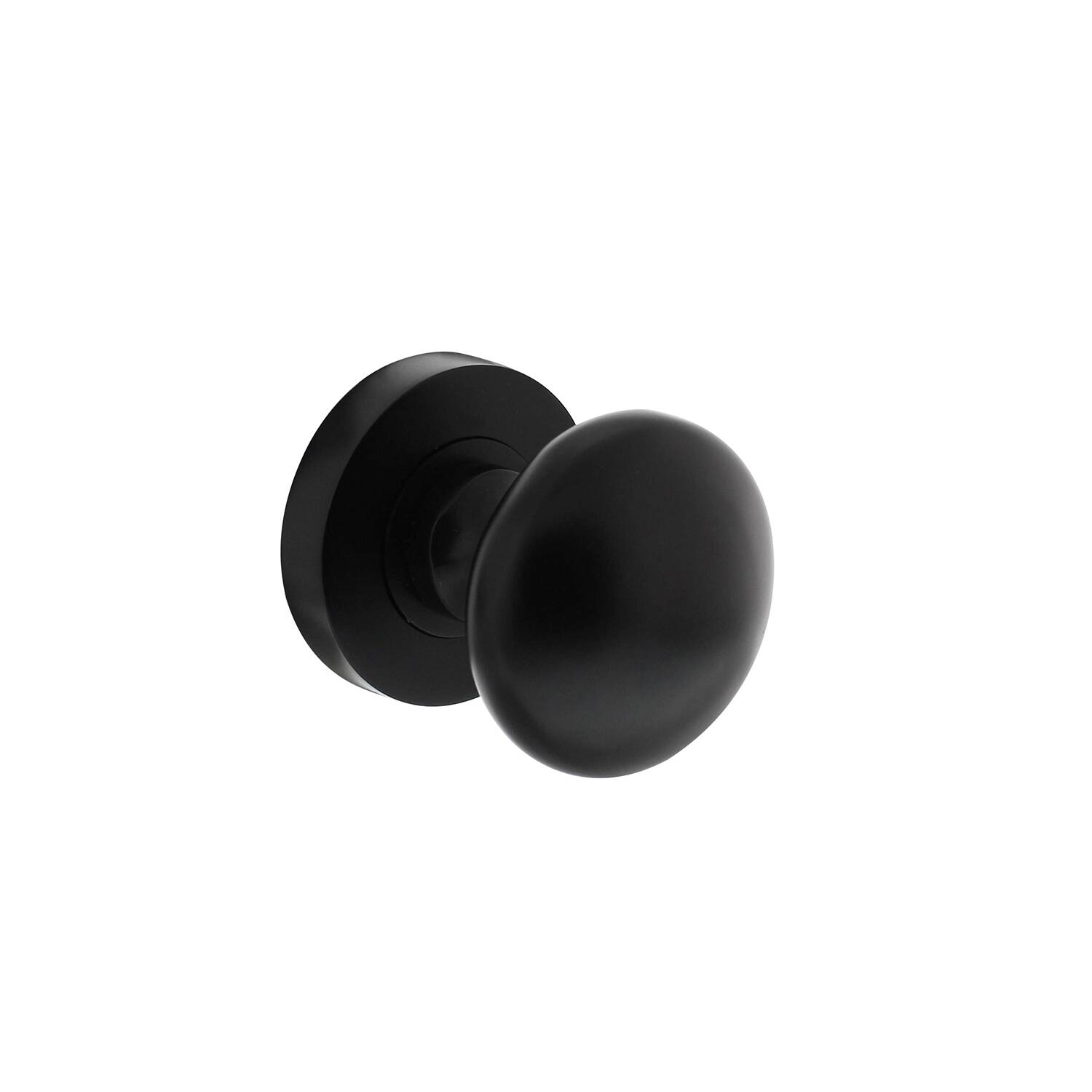 Intersteel Knob on rosette o52x10mm black