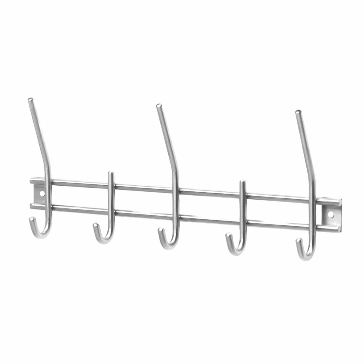 Stainless steel-coat rack-5-hooks_Intersteel