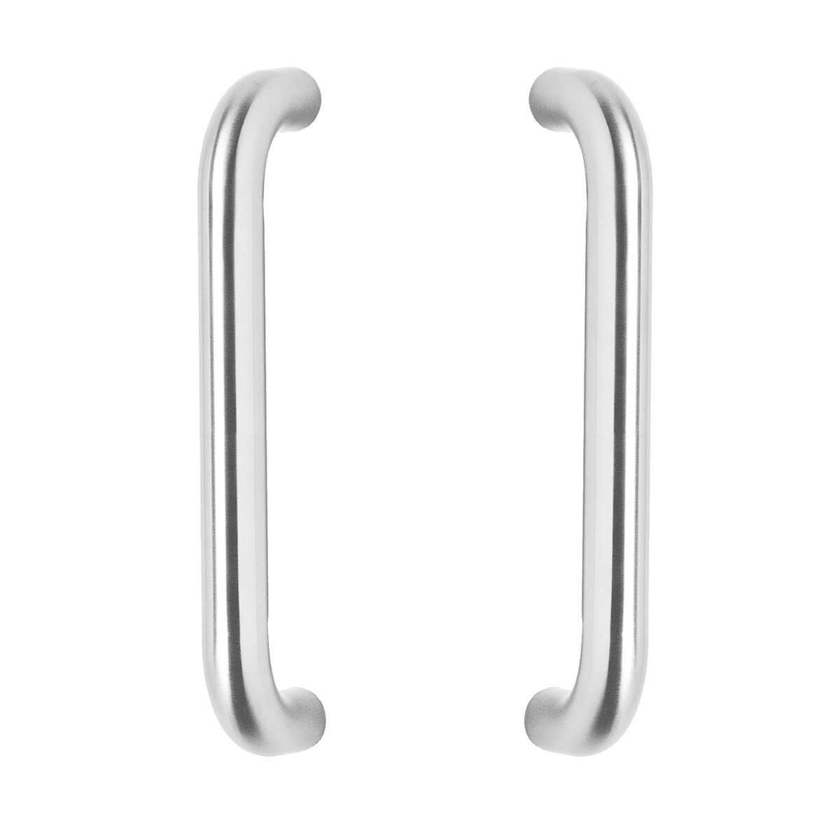 Intersteel Door handles per pair U shape 430x80x30 center to center 400 stainless steel