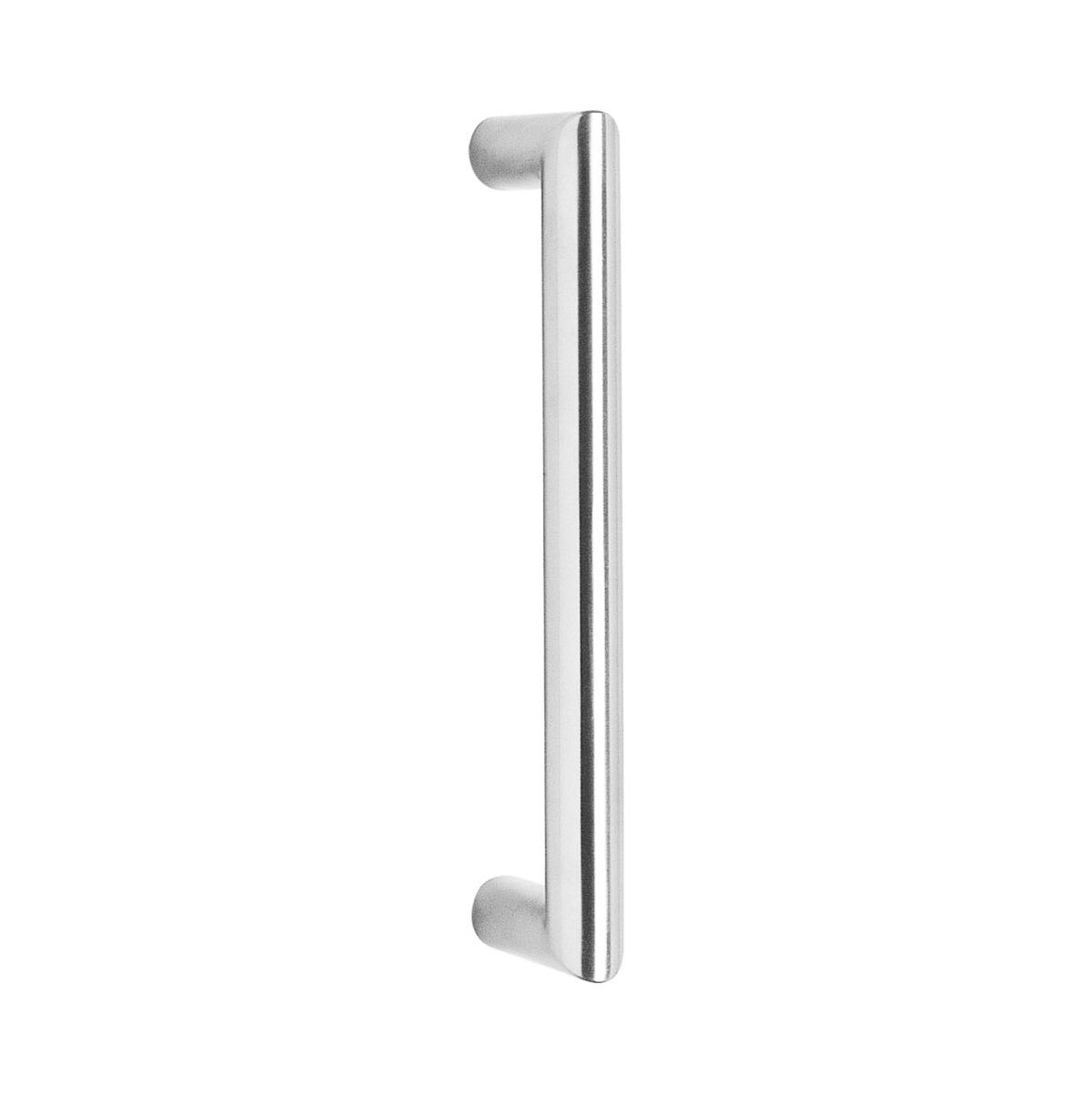 Intersteel Door handles per pair straight 90° 425x70x25 center to center 400 stainless steel