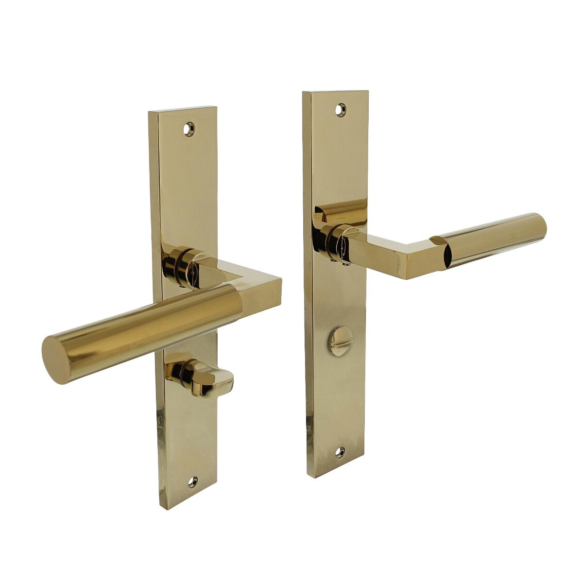 Intersteel Door handle, Bau-Stil door handle on shield