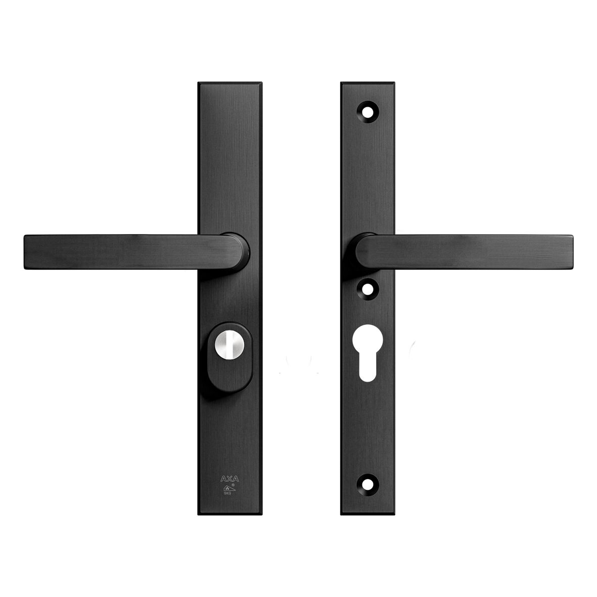AXA Security fitting edge plus, security fitting edge plus narrow handle block PC55 anti-core pull black