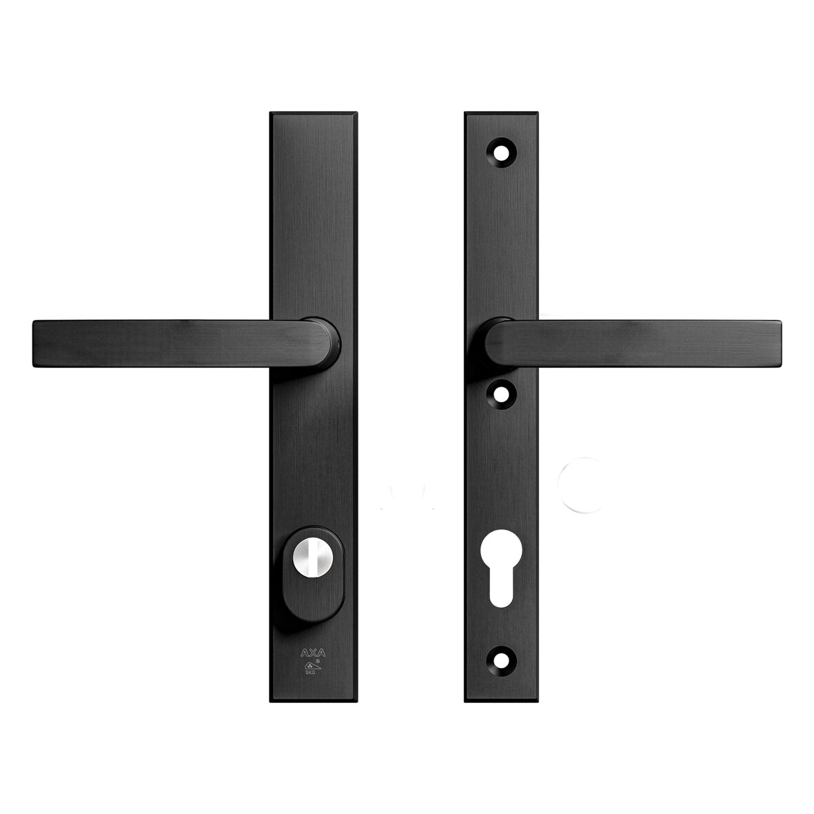 AXA Security fitting edge plus, security fitting edge plus narrow handle block PC92 anti-core pull black