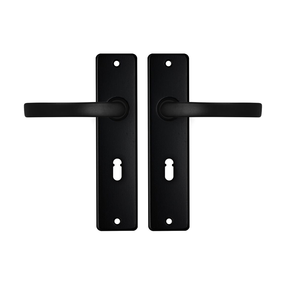 AXA Interior door fittings, interior door fittings edge handle block SL55 black