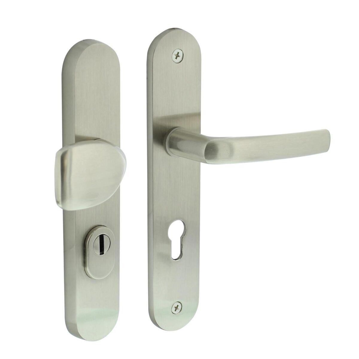 security fitting with core pull protection. Nickel matt intersteel security fitting