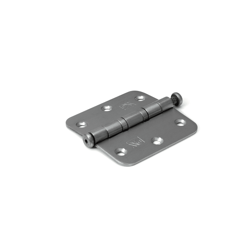 Dulimex Ball bearing hinge round corners 76x76 mm brushed stainless steel